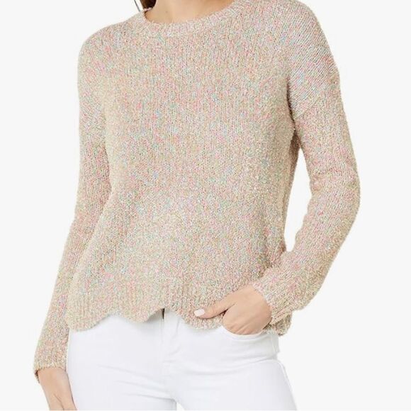 Lilly Pulitzer Gliana Metallic Sweater Rainbowyarn S